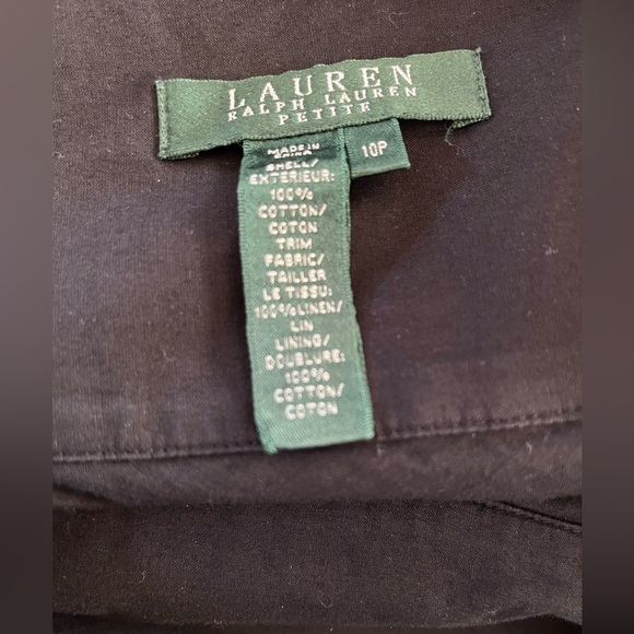 Lauren Ralph Lauren Black and White Asymmetrical Skirt - Picture 3 of 4